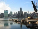 The piers and the Manhattan skyline, November 2005