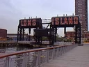 The gantries at Gantry Plaza State Park