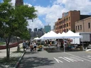 Market stalls, July 2005