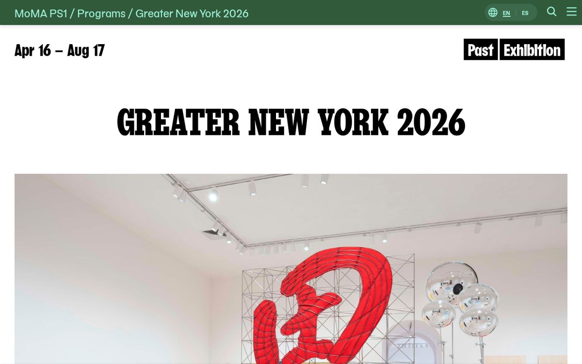 Screenshot of https://www.momaps1.org/en/programs/702-greater-new-york-2026